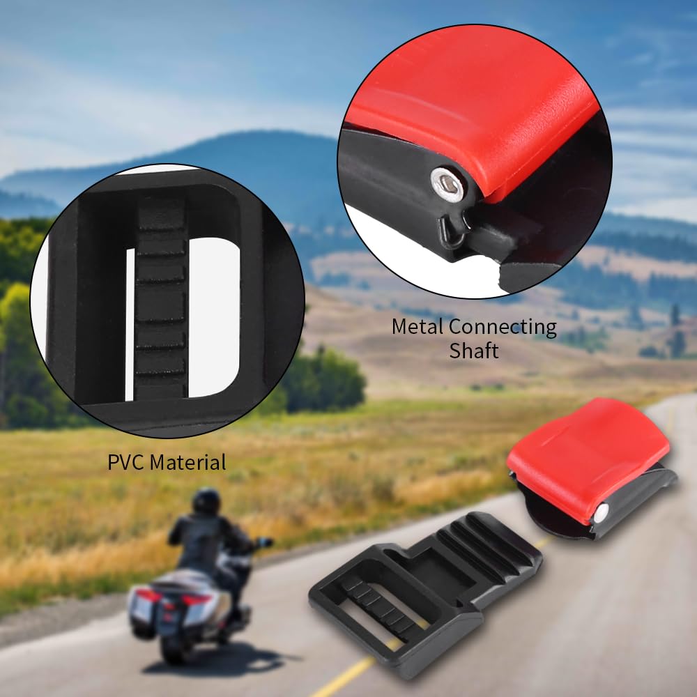 KIMISS Lot De 3 Sangles à Dégagement Rapide Pour Casque De Moto, Sangle