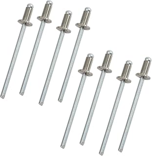 10 Pack Silver Stainless Steel Rosette Rivets VIN Door Tags Replacement Part Replacement for Chrysler GM Ford AMC Cars Rivets
