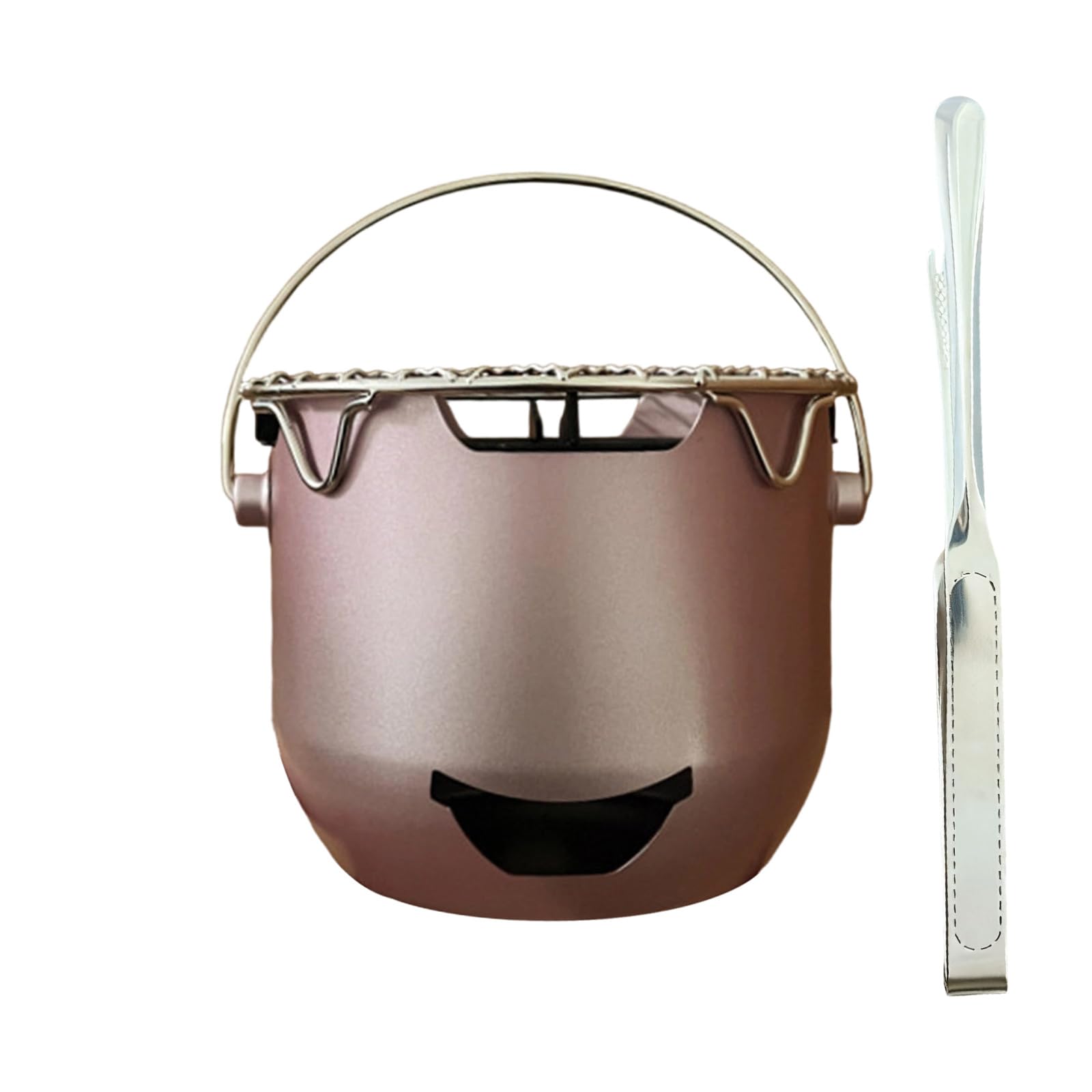 Tertioi Purple Multifunctional Portable Stove For Grill Heating And Boiling Water Functional Outdoor Cooking Solution For Camping Enthusiasts Miniature Grills