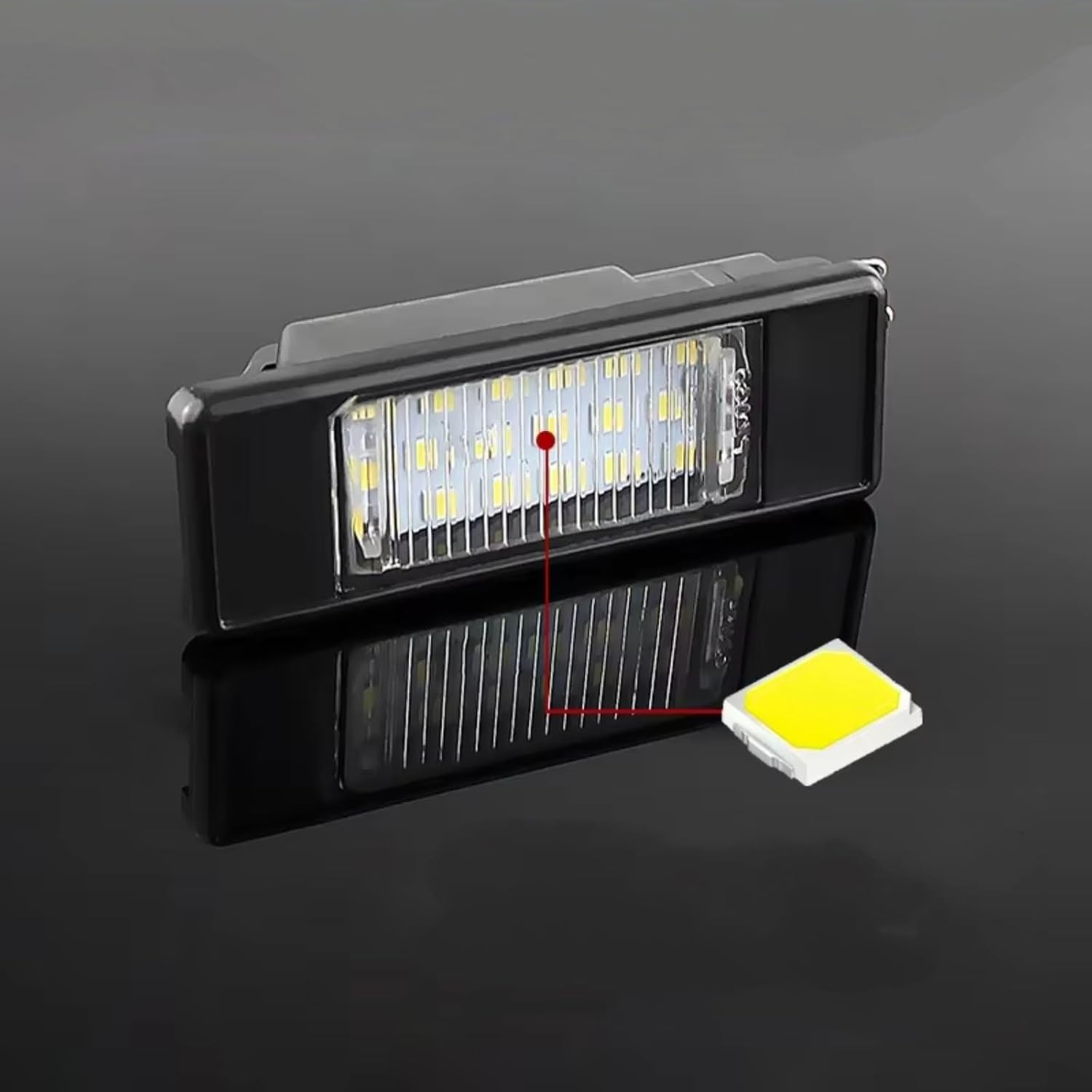 License Plate Light Kit Compatible With Benz For Sprinter 906 2006-2025 Automotive License Number Plate Lights Rear License Plate Lamps 2626189965 265108990A