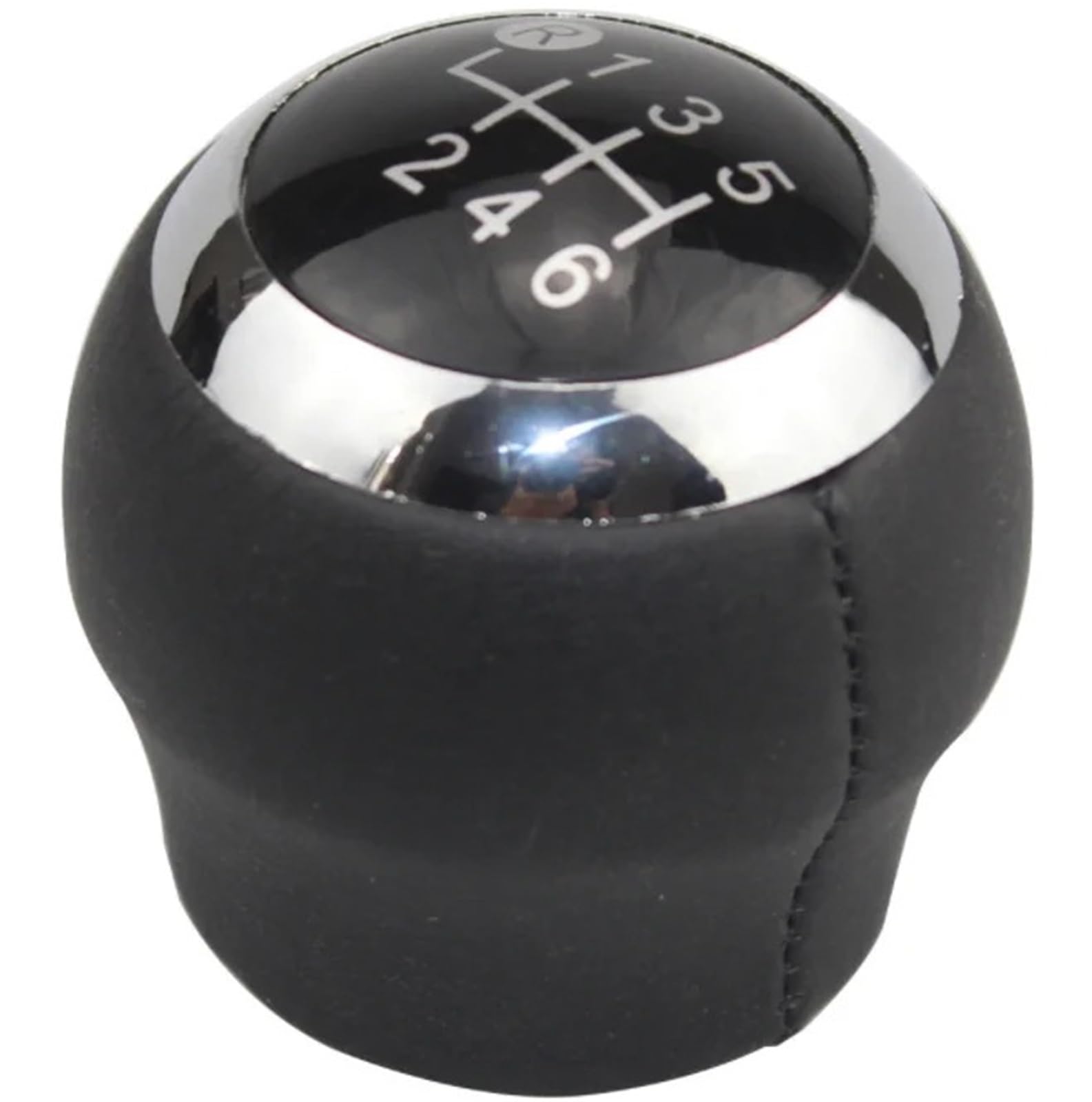 WBDMSZJQRT Shift Lever Knob for Toyota for Corolla Verso Auris 2007 2008 2009 2010 2011 2012 2013 6 Speed Gear Shift Lever Knob(Black)