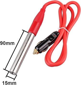 12v/24v Immersion Water Heating Element DC Vehicle Mounted Portable Cartridge Heater 100w/200w Resistance (Size : 12V 100W), 1005005241070985