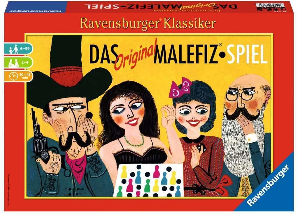 Ravensburger 26737 - The Original Malefiz Game - Family Game for 2-4 Players, Ravensburger Classics from 6 Years, Yellow