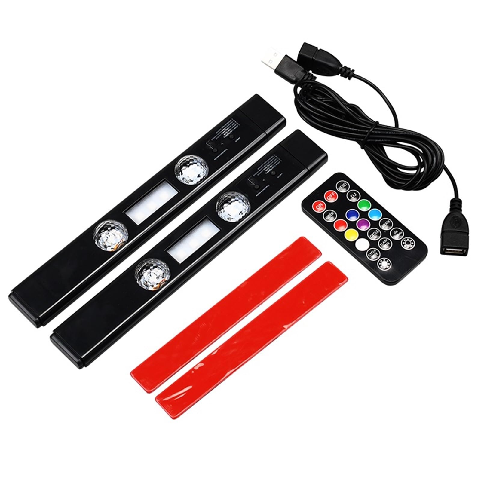 Starlights do Samochodu Oświetlenie samochodowe LED RGB, lampa Gwiazda na dachu z em bezprzewodowym USB, wiele trybów, dekoracyjne oświetlenie wnętrza samochodu, imprezowe