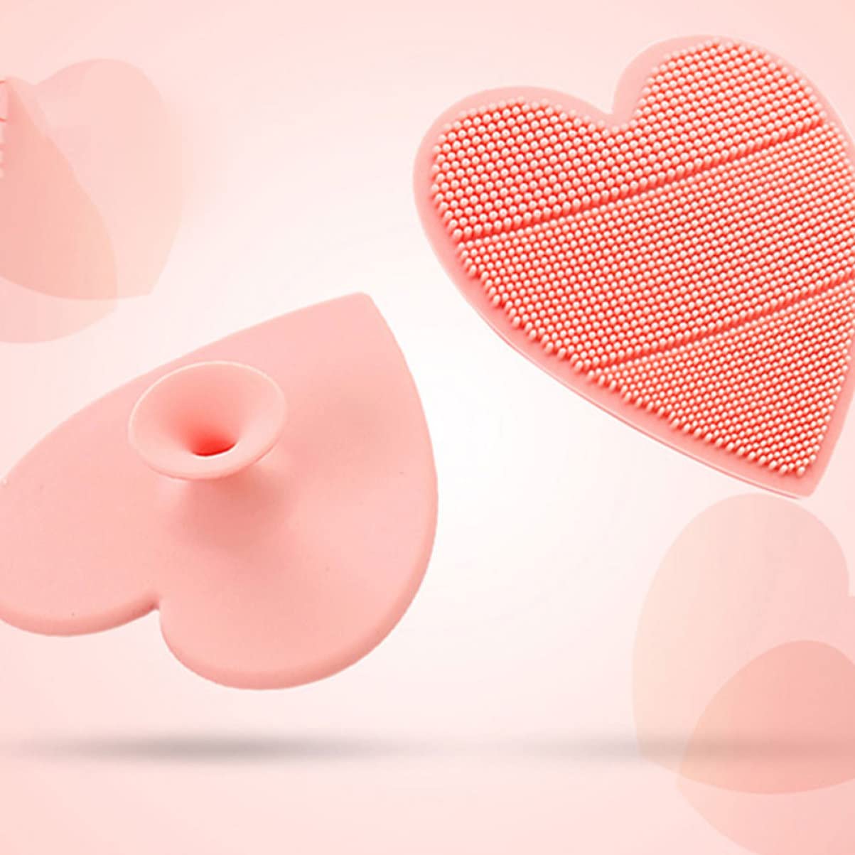 Healeved 2 in 1 Baby Hair Brush Scalp Massager Soft Silicone Baby Hair Washing Brush for Gentle Cleaning Massage Portable for Home Travel Use