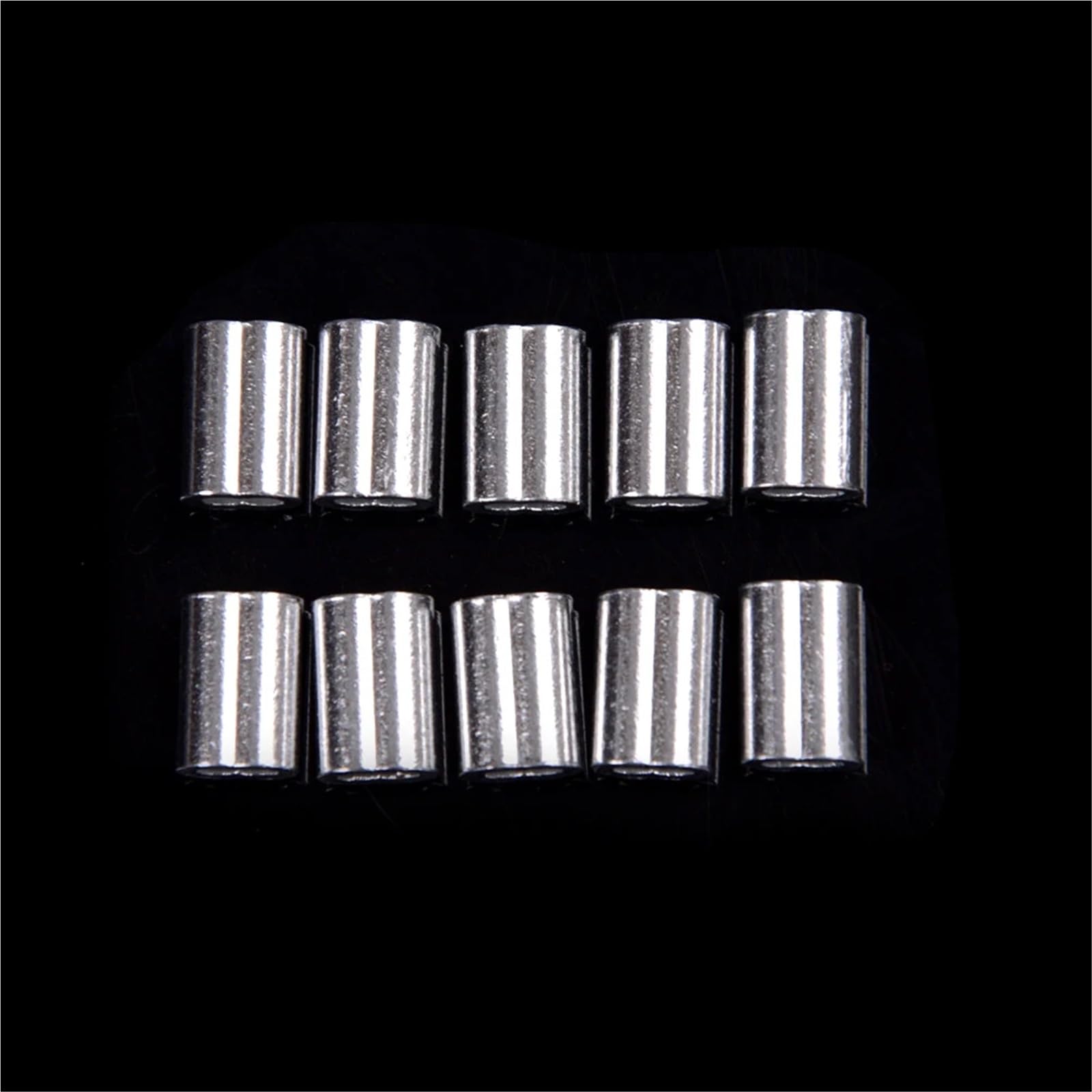 Puntali, Manicotti a crimpare for cavi 200 pezzi 1,5 mm for fune in lega di alluminio Raccordi a clip Ferrula ad anello