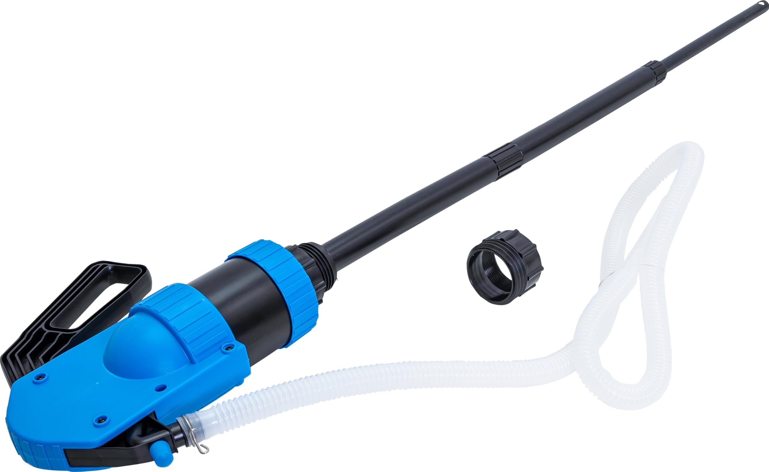 BGS 74565 Bomba de barril de palanca para urea AUS32 z 2 adaptadores