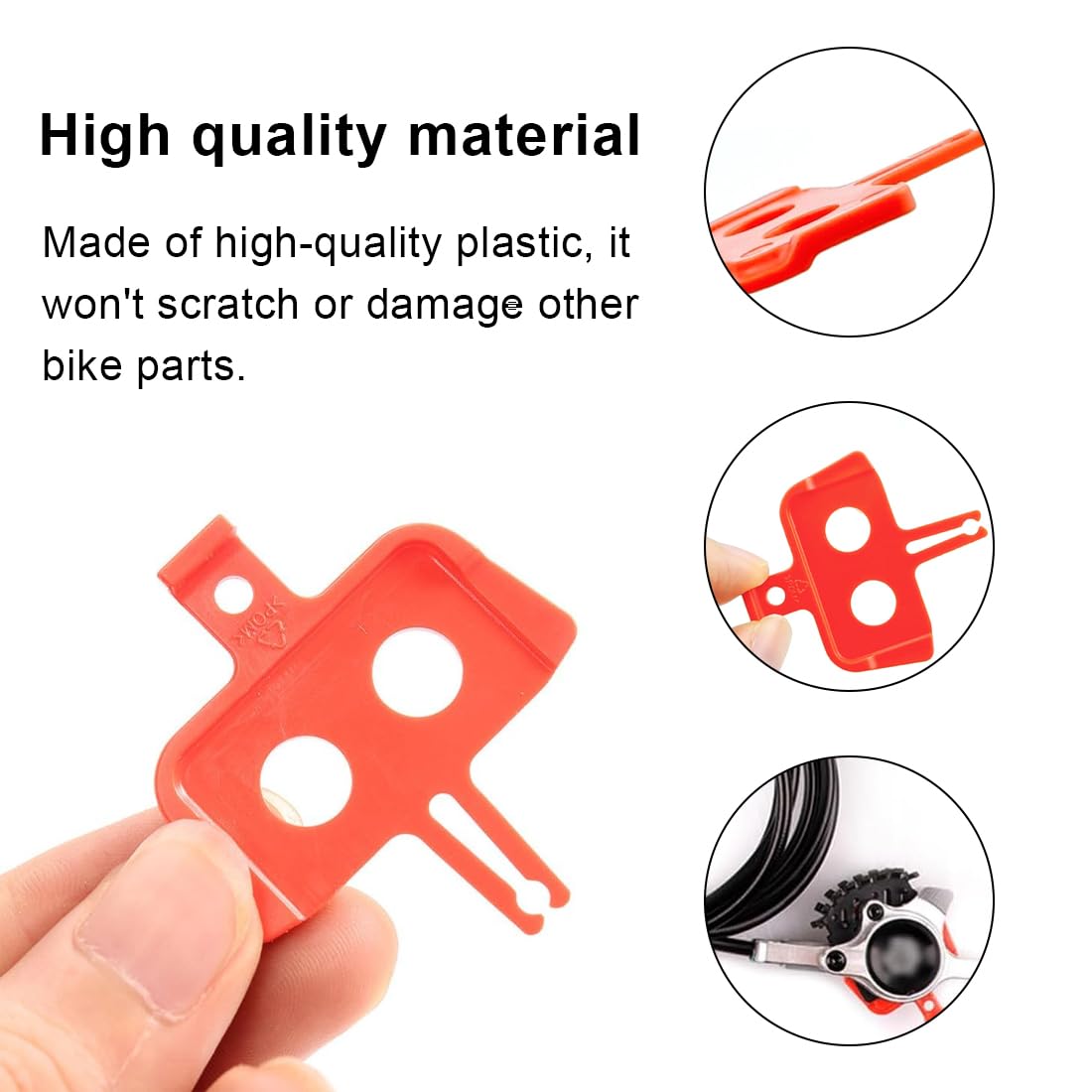 JSKWIKE 12 Entretoises De Frein à Disque – Pour Freins Hydrauliques VTT/MTB – Plastique Durable
