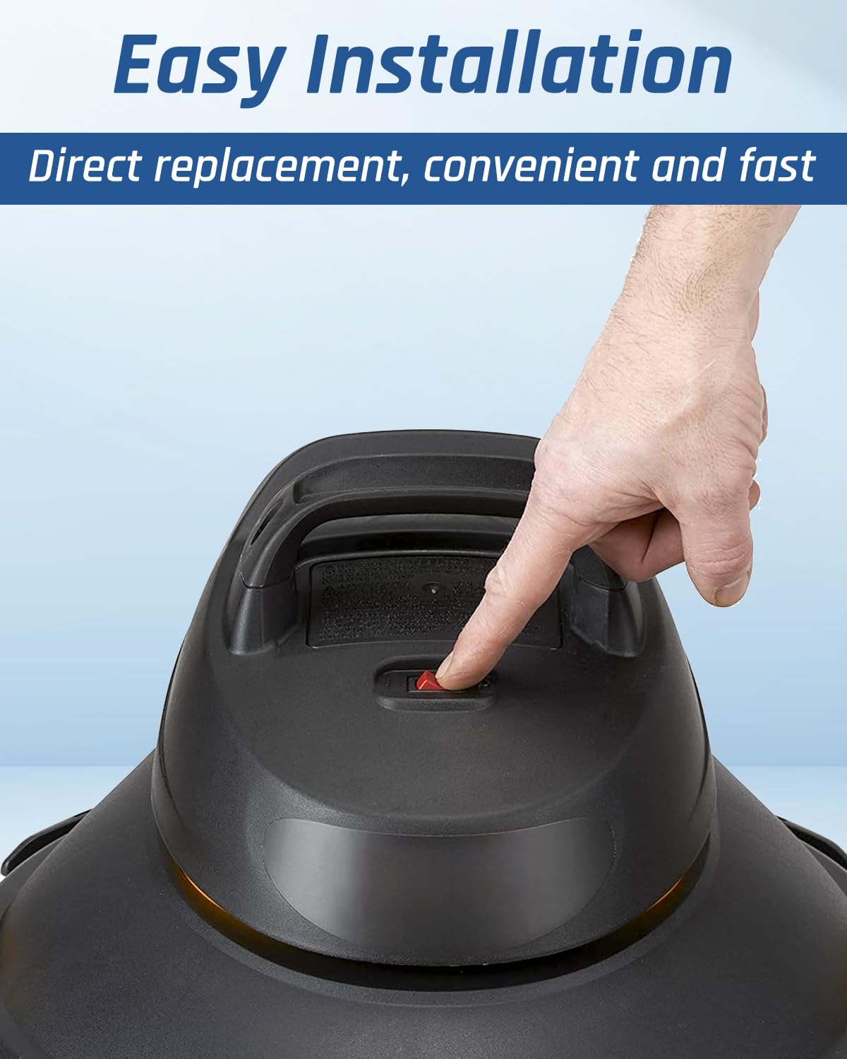 ON-Off Switch Fit for Shop-vac QSP Pro Model QPL45 12 Gallon Wet and Dry Vacuum