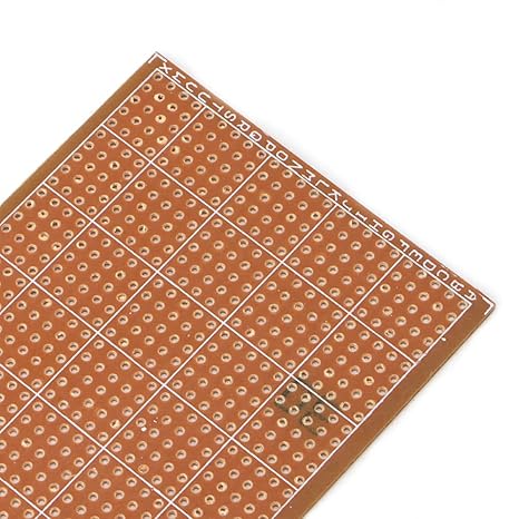 5 Pcs Prototype Board Kit, 6.5x14.5cm Single Side PCB Prototype Board, Universal Circuit Board for DIY Soldering and Electronic Project