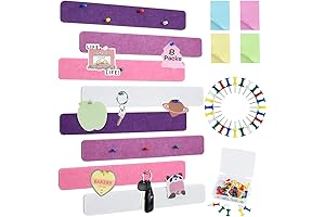 8 Pcs Girls Cork Board for Bedroom