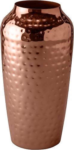 Decorative Hand Hammered Artisan Vase |Design Flower Vase | Living Room Décor | Modern Home | Table Centerpiece | Stylish Gift Box | Copper