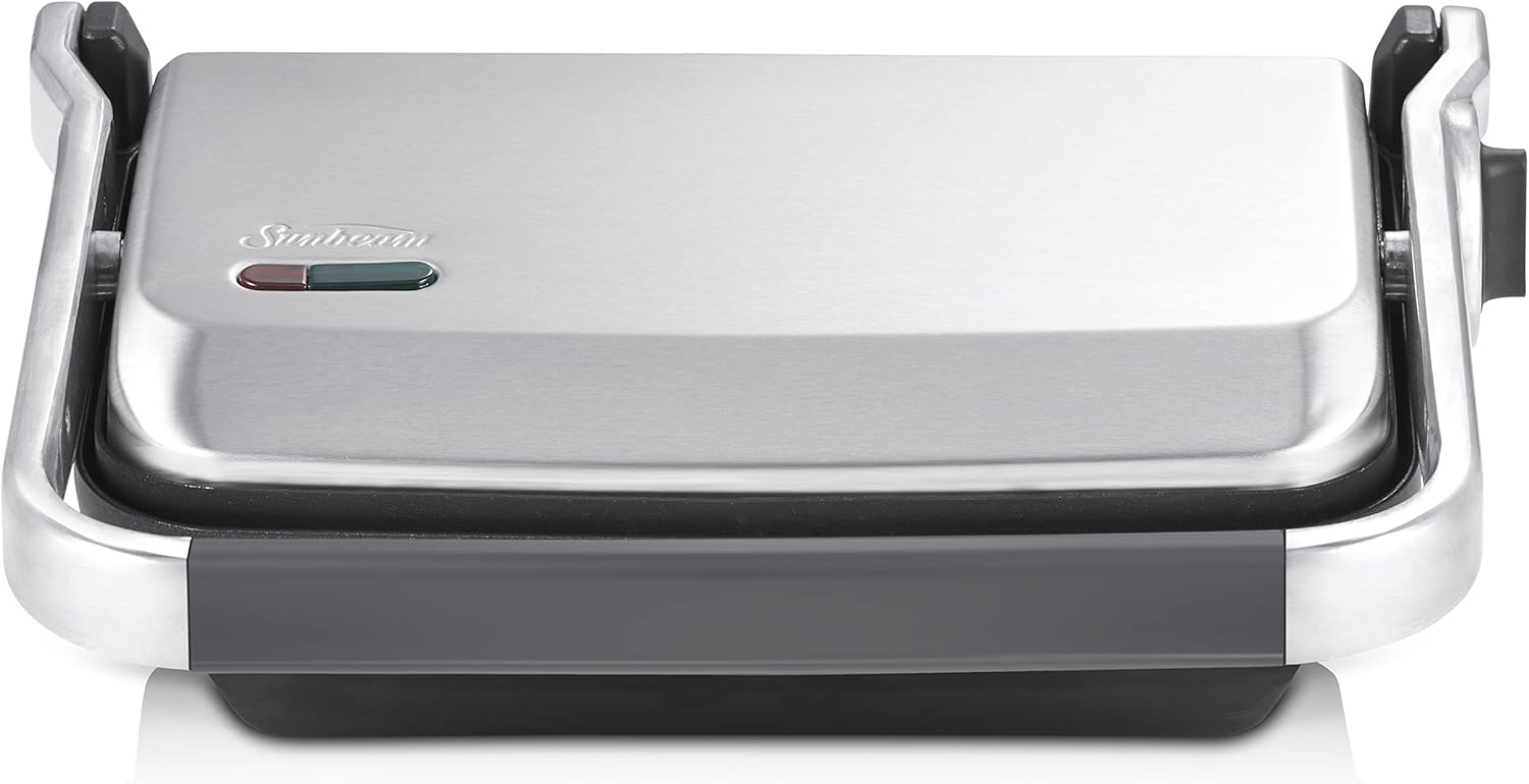 Sunbeam GR8250B Compact Cafe Press 2000W 2 Slice Sandwich Press