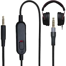 V-MOTA Audio Aux Cable Compatible with HyperX Cloud Alpha and Cloud Mix Gaming headsets with Inline Mute & Volume Control No Inline Mic