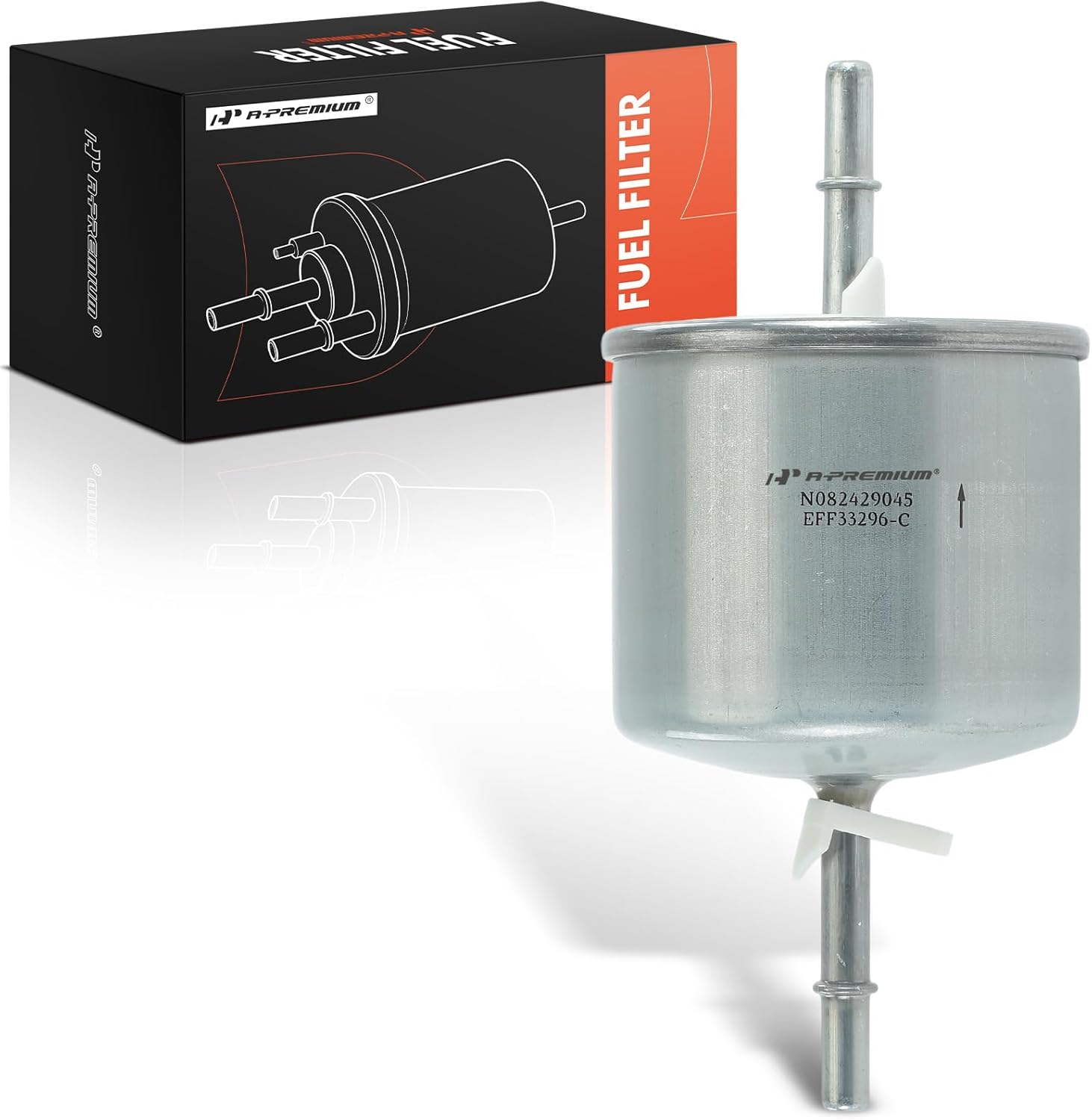 A-Premium Fuel Filter Compatible with Ford F-150 F150 1992-1998/2000-2001, F-250 F250 1992-1998, F-350 F350 1992-1997, F-250/F-350/F-450/F-550 Super Duty 1999-2004, Escape & Lincoln & Mercury