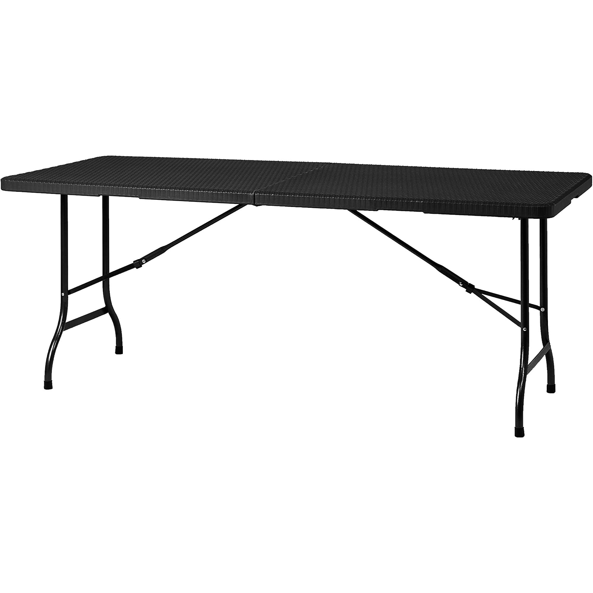 Picnic Tavolo Pieghevole Multifunzionale, Marrone Scuro