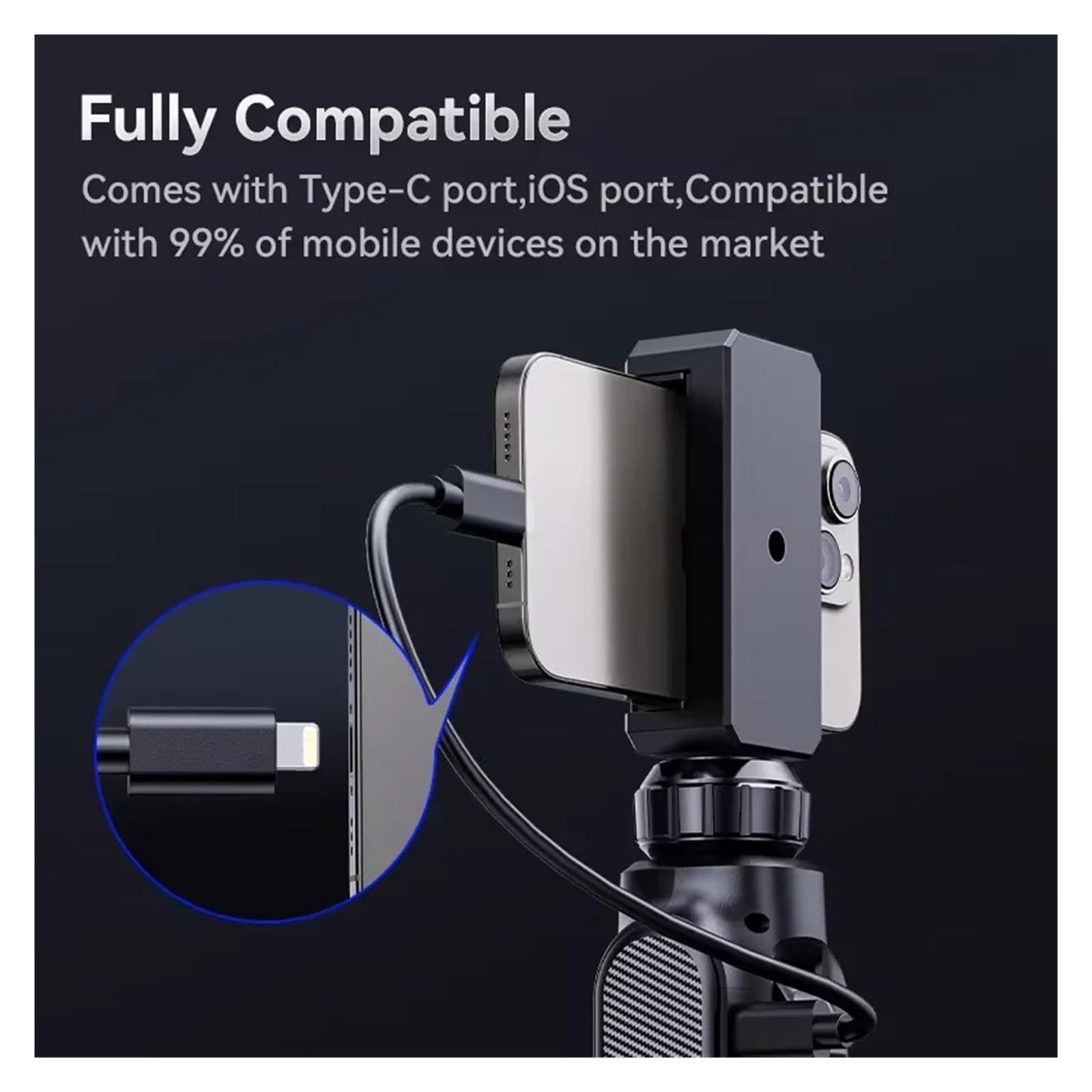 8MM 1080P Industrial Endoscope 360 Degree Steering Borescope Cars Inspection Camera With 8 LED(1m,8mm Android IOS)
