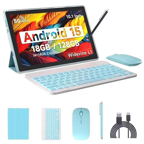 IWEGGO Tablet Android 15, 10 pollici 18 GB RAM+128 GB