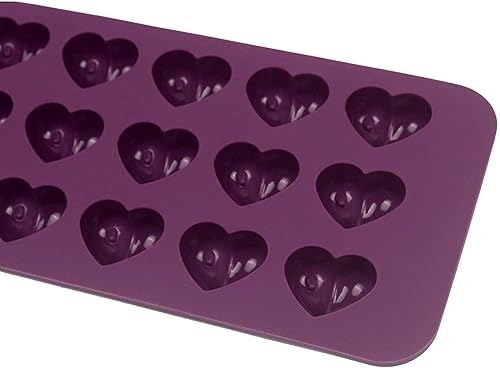 Miniatura 6 de Webake Candy Molds - Moldes de silicona para chocolate, 15 cavidades para gomitas, gelatina, fondant, cubitos de hielo, crayón, resina, paquete de 2