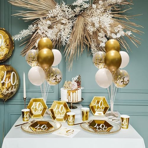 image for LOBUBT 10 Sets Balloon Stand Kits, Balloon Sticks Holder with Base for