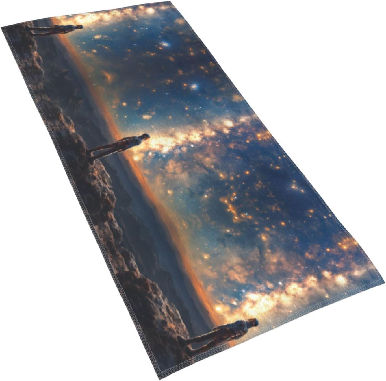 Starry Night Sky Deep Print Hand Towels for Kitchen, Decorative Bathroom Towels Decor Farmhouse Cute for Men Women Gifts