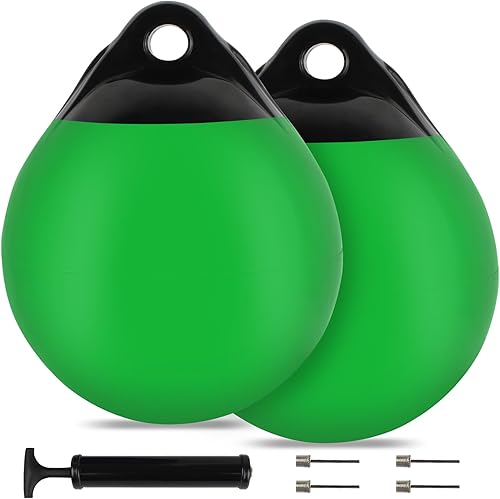 Miniatura 82 de Boya de 10/12/15 pulgadas, boya de anclaje, flotador, guardabarros redondos de barco, boyas inflables de vinilo, boyas de barco