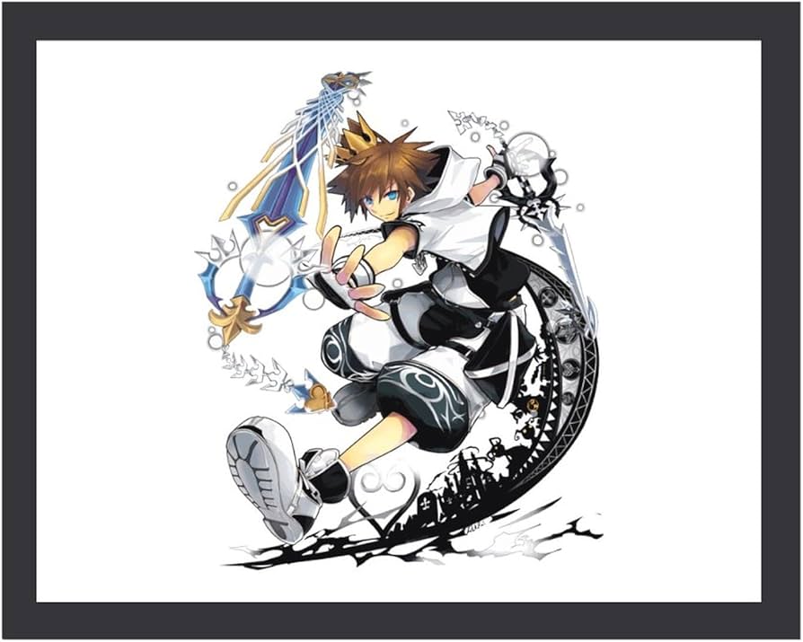 Amazon.co.jp: アートパネル 30×40cm キングダムハーツ アートフレーム