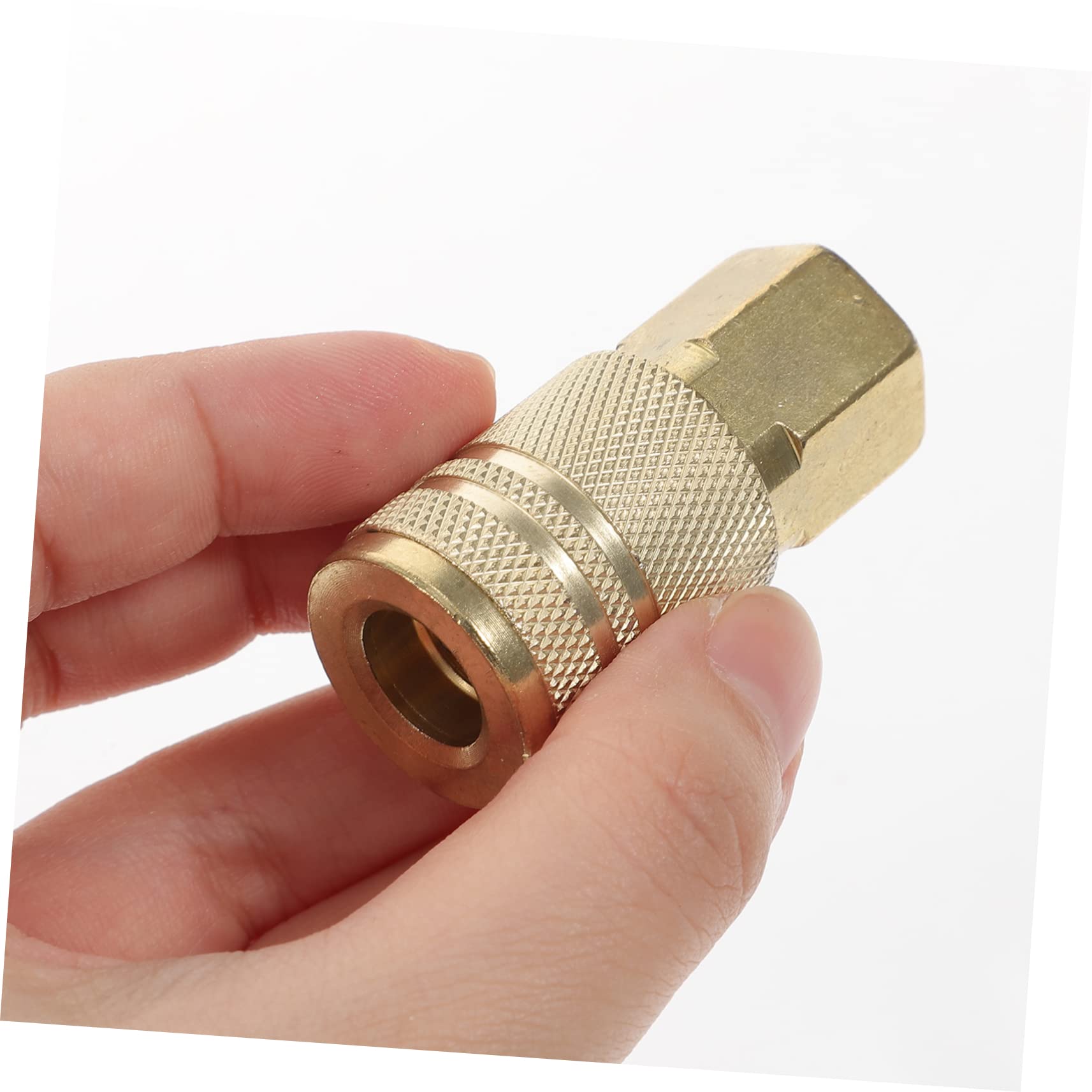 Conector Rápido de Manguera de Aire 1/4, 10 Piezas de Hierro