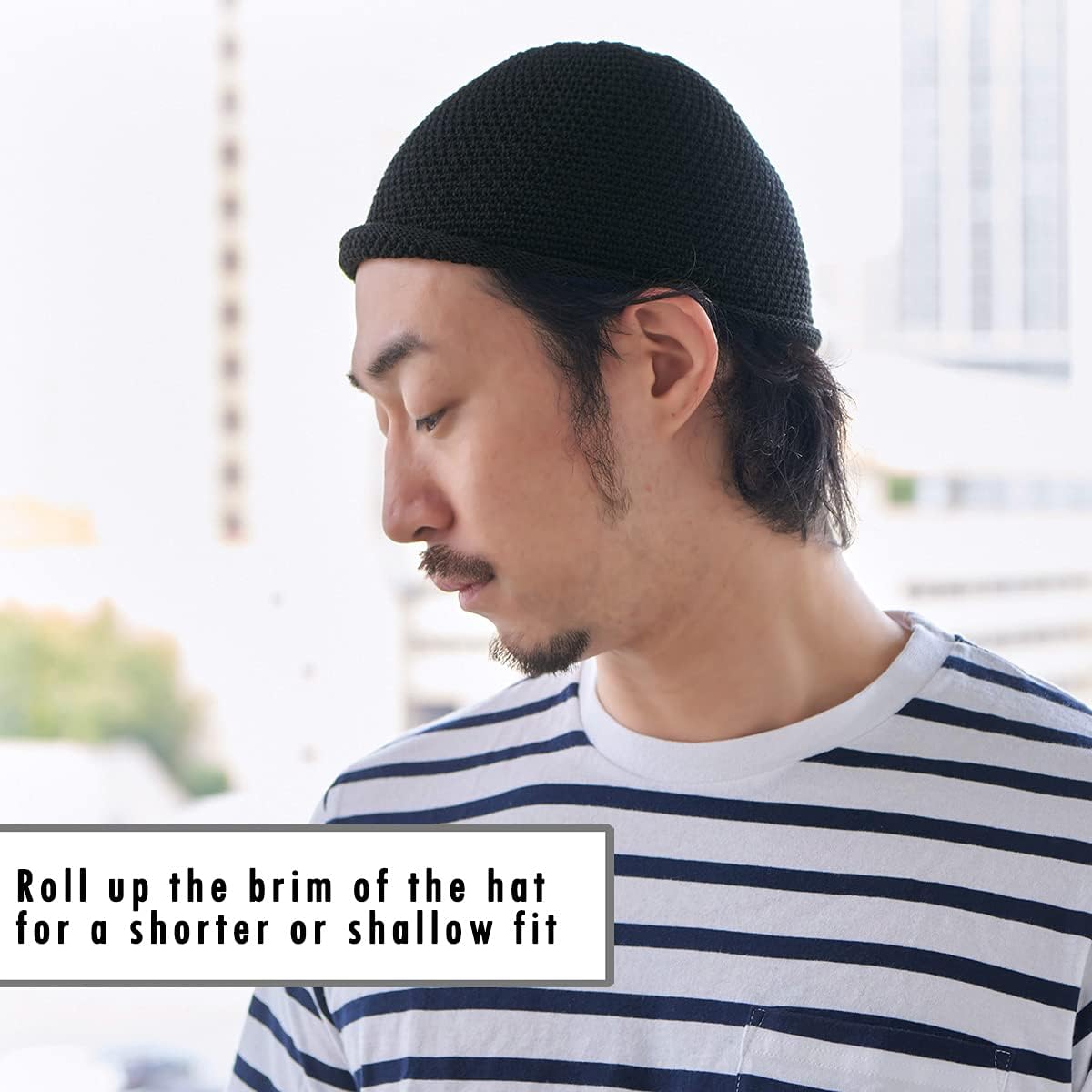 CHARM Muslim Kufi African Cap for Men, Knit Prayer Skull Cap & Handmade Beanie for Men of All Ages - Image 5