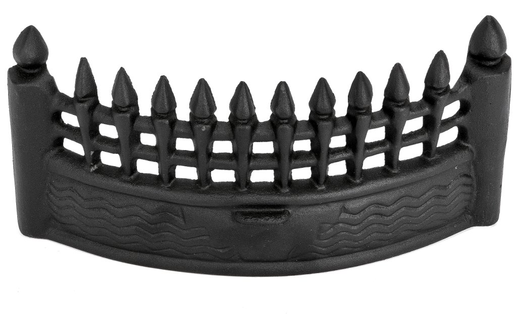 Feu avant noir Inglenook 40,6 cm accessoire de cheminée en fonte noire pour bûches