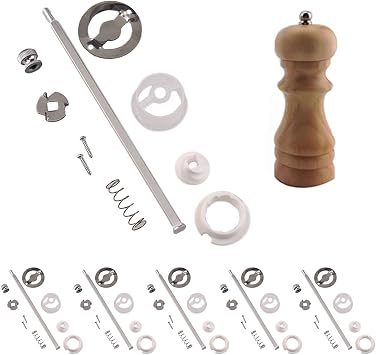 Legacy Woodturning, 6 Inch Salt and Pepper Mill Project Kit, 6 Pack
