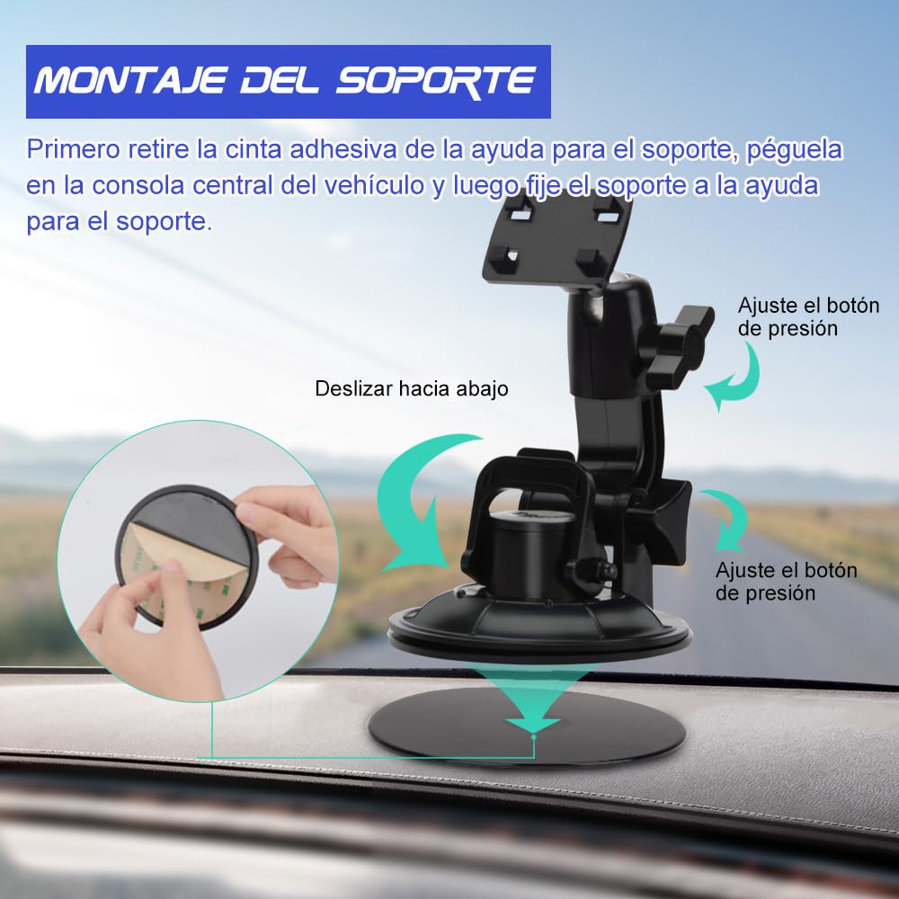 Navegador GPS Bluetooth con 9 Pulgadas para Camiones y Coches, con Visera y Actualizaciones de Mapas de Europa para Toda la Vida — view 5