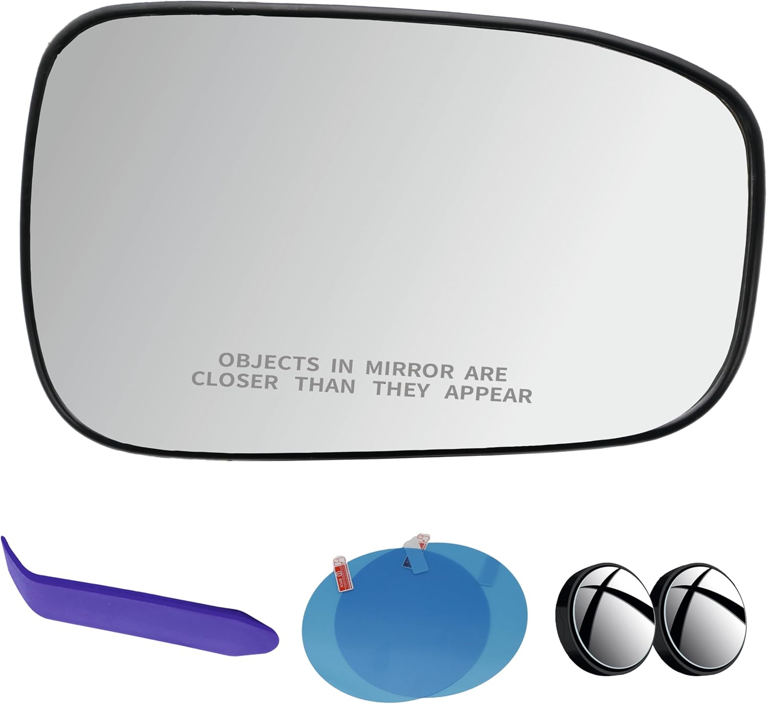 EAP Passenger Side Mirror Glass Compatible with Honda Accord 2003-2007, Heated, 76203SDHH01