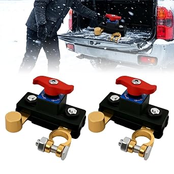 Car Battery Power Cut-Off Switch Breaker 2026 Upgrade Fit for Agricultural Vehicles Buses Trucks Tractors 12V-24V Compatible 2, Copper