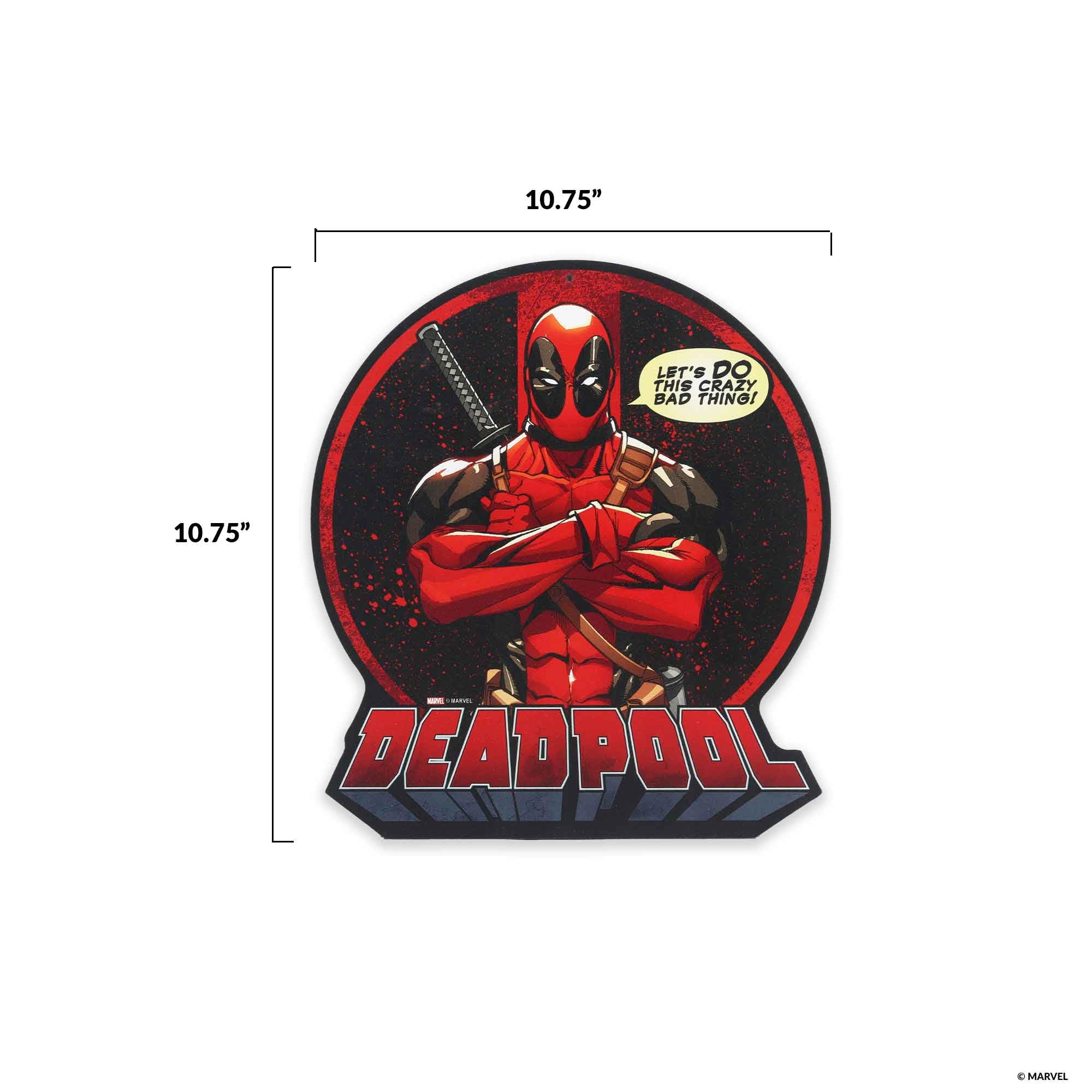 Amazon.com: Marvel Deadpool Quote Metal Sign - Let's Do This