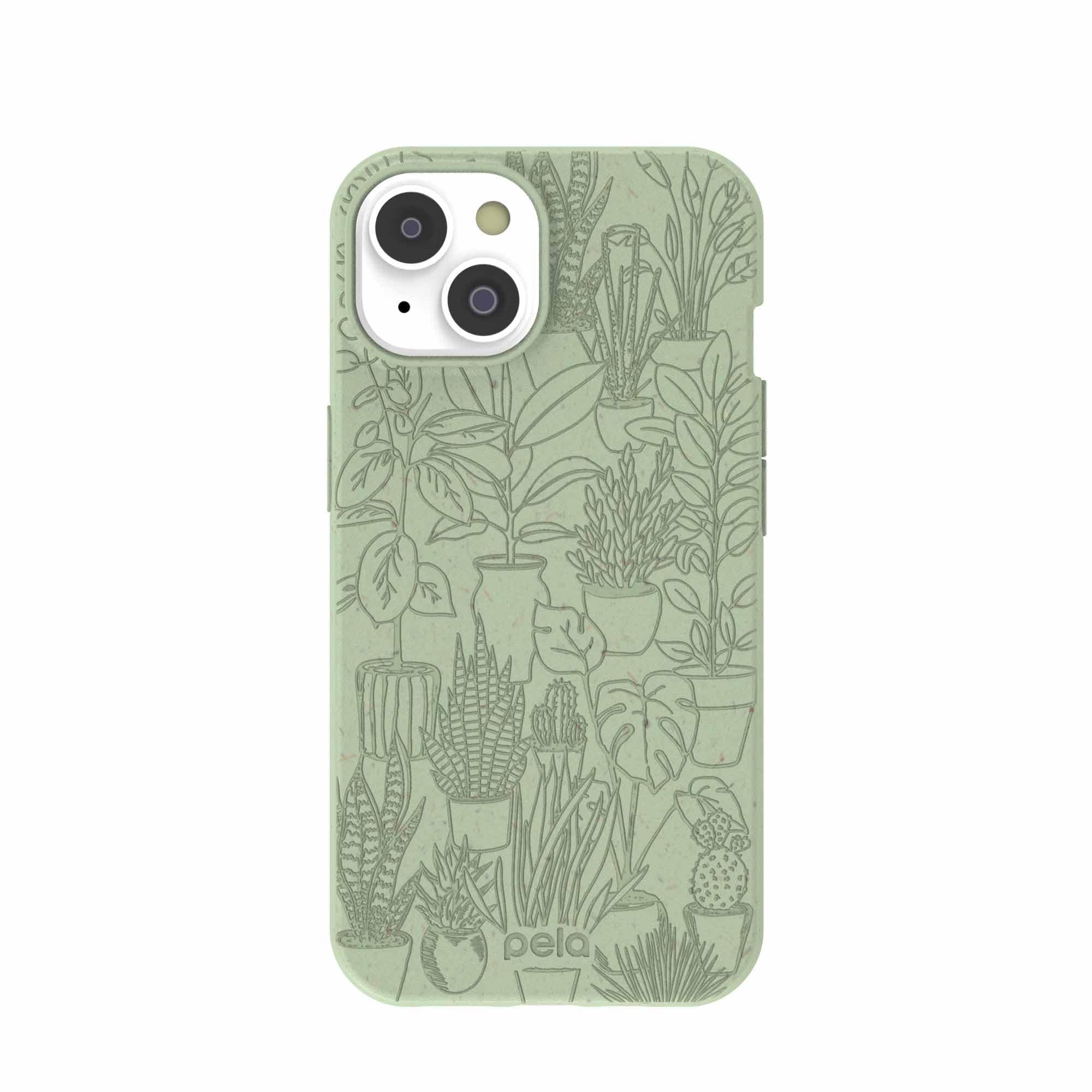 Pela Phone Case Compatible with iPhone 16e, Green Oasis
