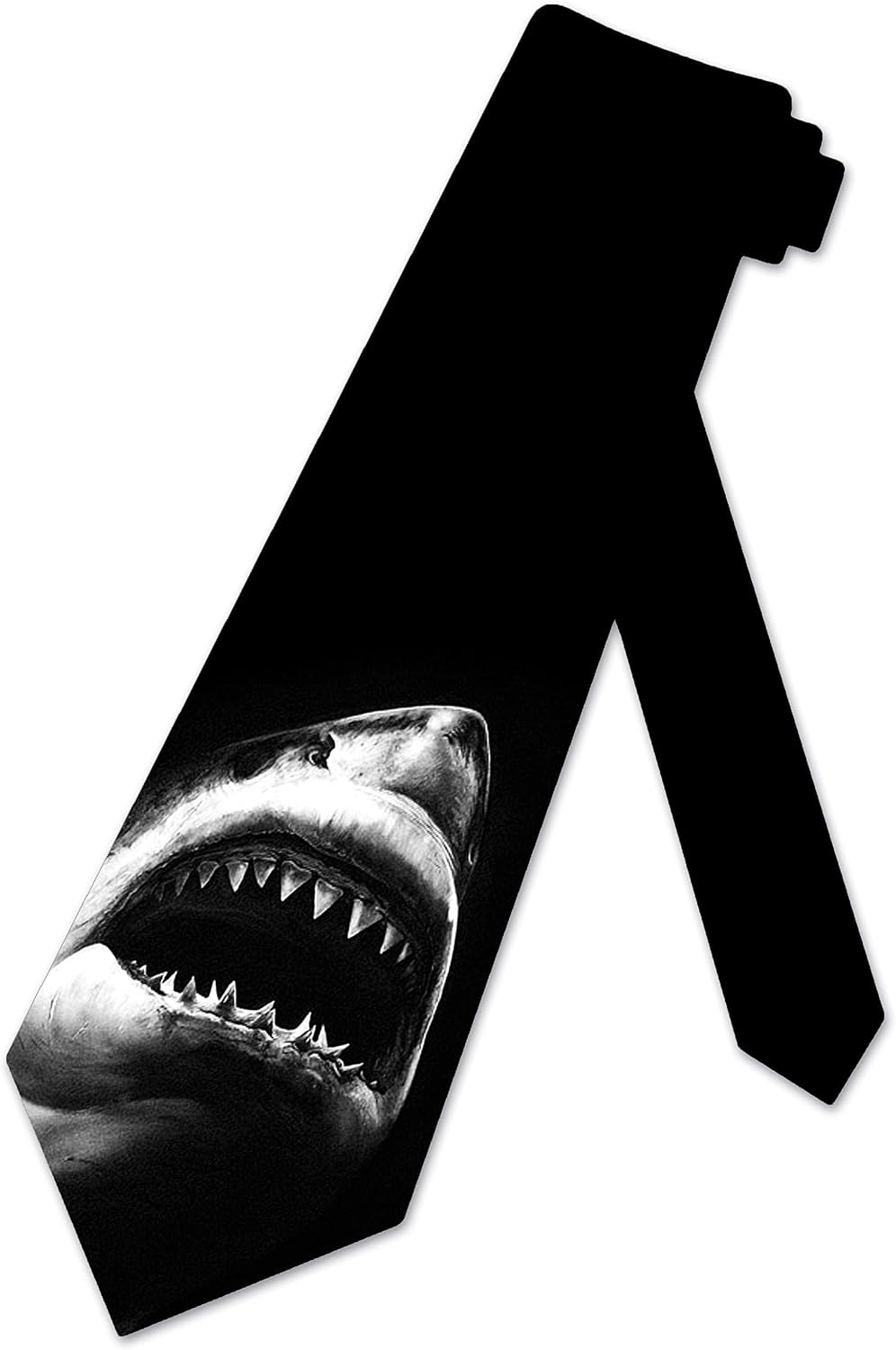 Three Rooker Animal Ties Mens Black and White Necktie Animals Neckties Wild Tie