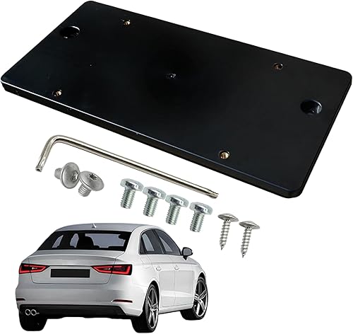Soporte de placa de matrícula trasera para Audi Q5 A3 S3 A4 S4 A5 S5 RS5 A6 S6 SQ5 Q7 2002-2022, OE 8T0827113A01C, 8V5827113B9B9