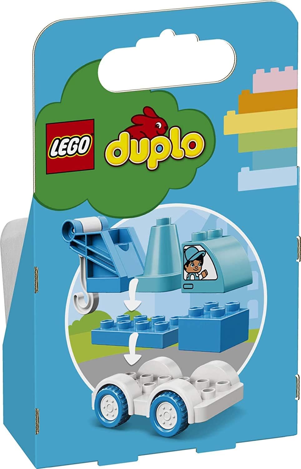 LEGO DUPLO My First Tow Truck 10918 Educational Tow Truck Toy, Great Gift for Kids Ages 18 Months and up, New 2020 (6 Pieces)
