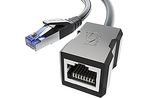 Unbreakable CAT7 Ethernet Extension Cable 10ft - Transfer Speed 10Gbit/s