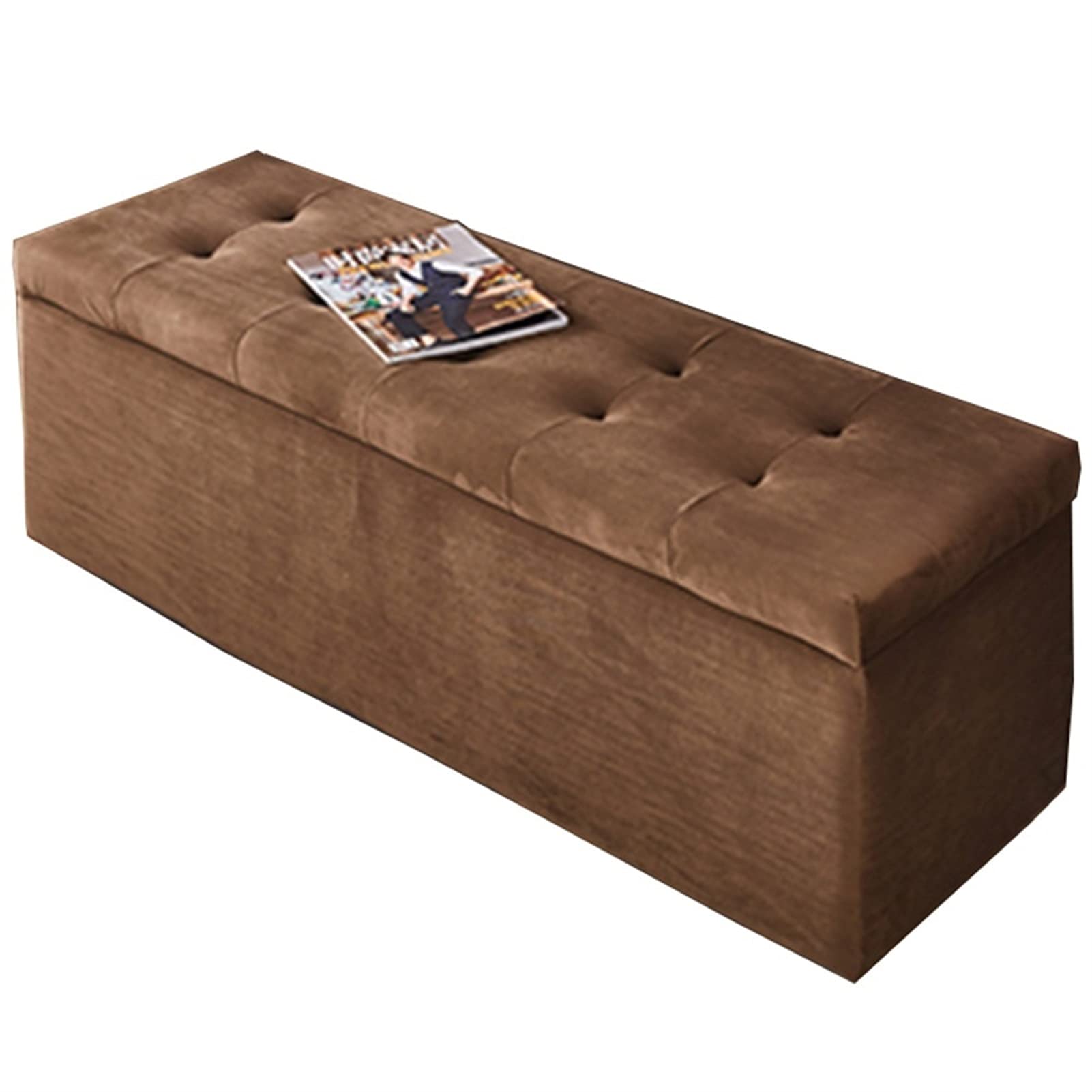 Pouf tabouret à langer pour l'entrée : range-jouets et banc douillet