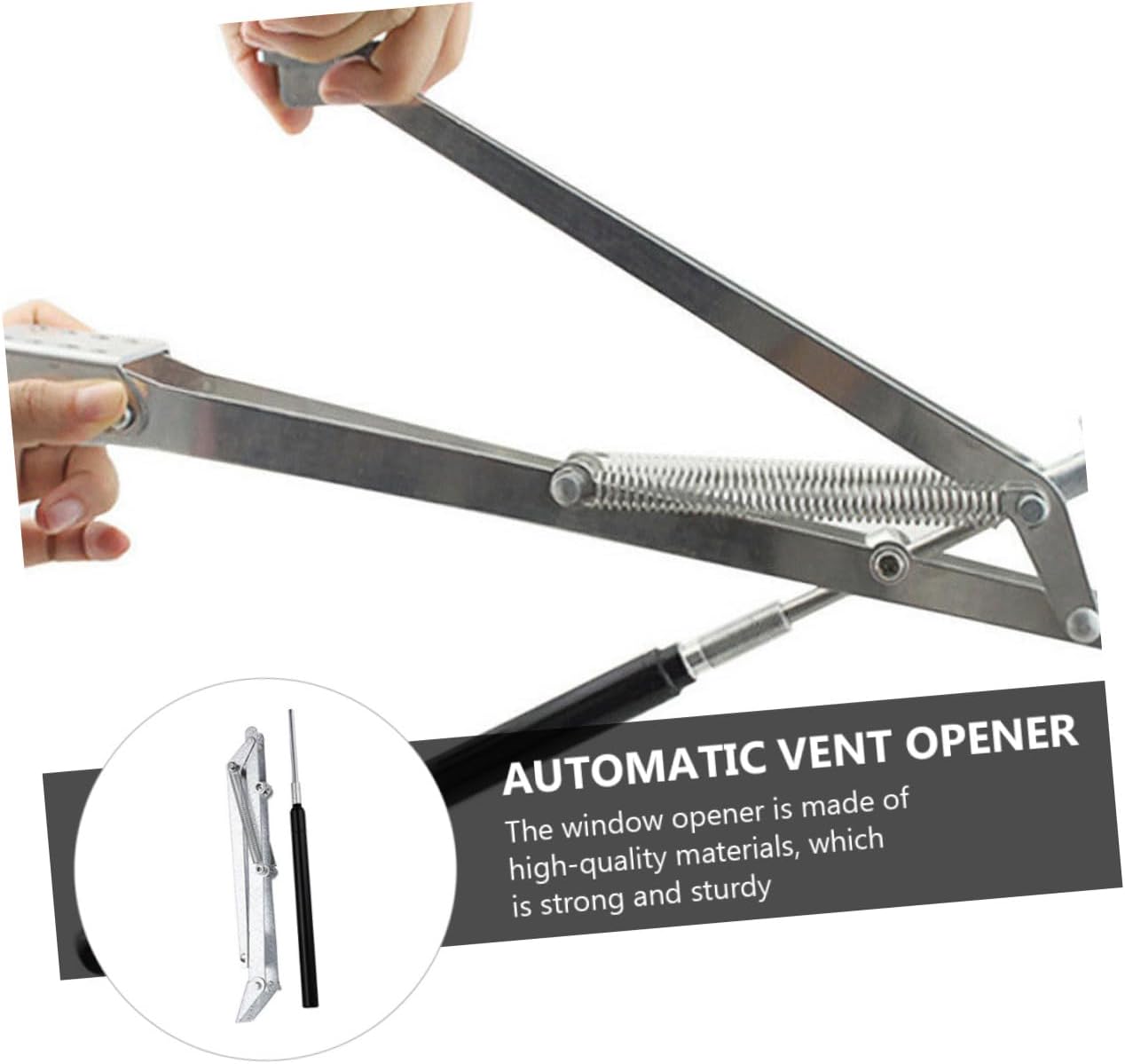 Sturdy Greenhouse Auto Vent Opener Galvanized Automatic Window Opener Temp Control Vent