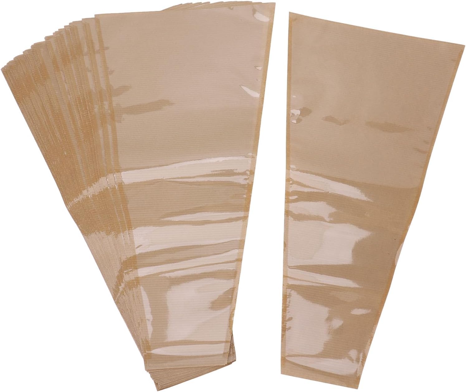 Zerodis Floral Tapes Wraps Wear Brown Flower Bouquet Wrapping with Ribbon for Bridal Shower Wedding Anniversary 50Pcs Floral Packing Sleeves Kraft Paper