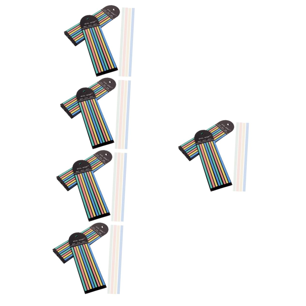 NUOBESTY Lot De 5 Surligneurs Pour La Bible 4 Marqueurs De Page Adhésifs Pour La Lecture