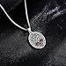 AXOMY Lucifer Sigil Necklace 925 Sterling Silve Celtic Knot Necklace Sigil of Lucifer Pendant Satanic Jewelry For Men Women Halloween Gifts
