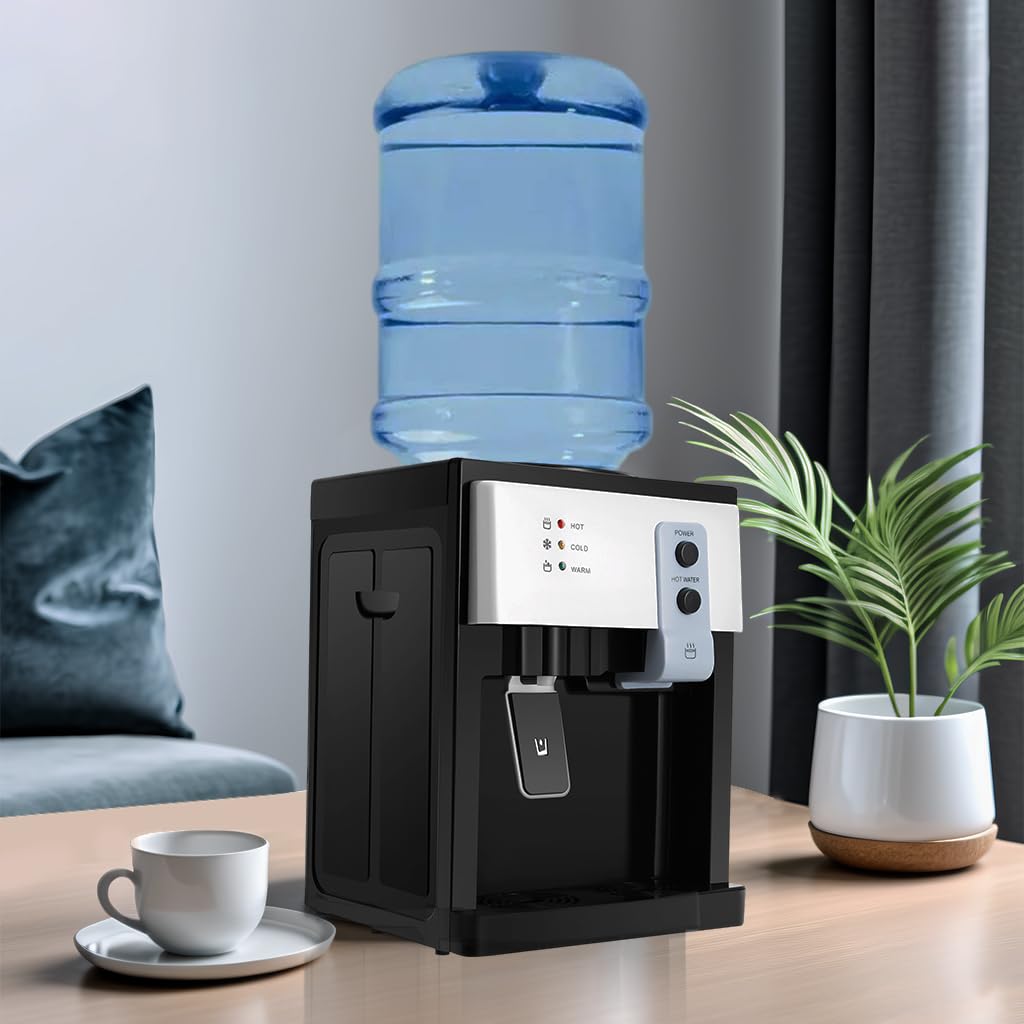 Dispensador de agua 575 W caliente/fría 220 V HS-09 blanco 4,5-18,9 L