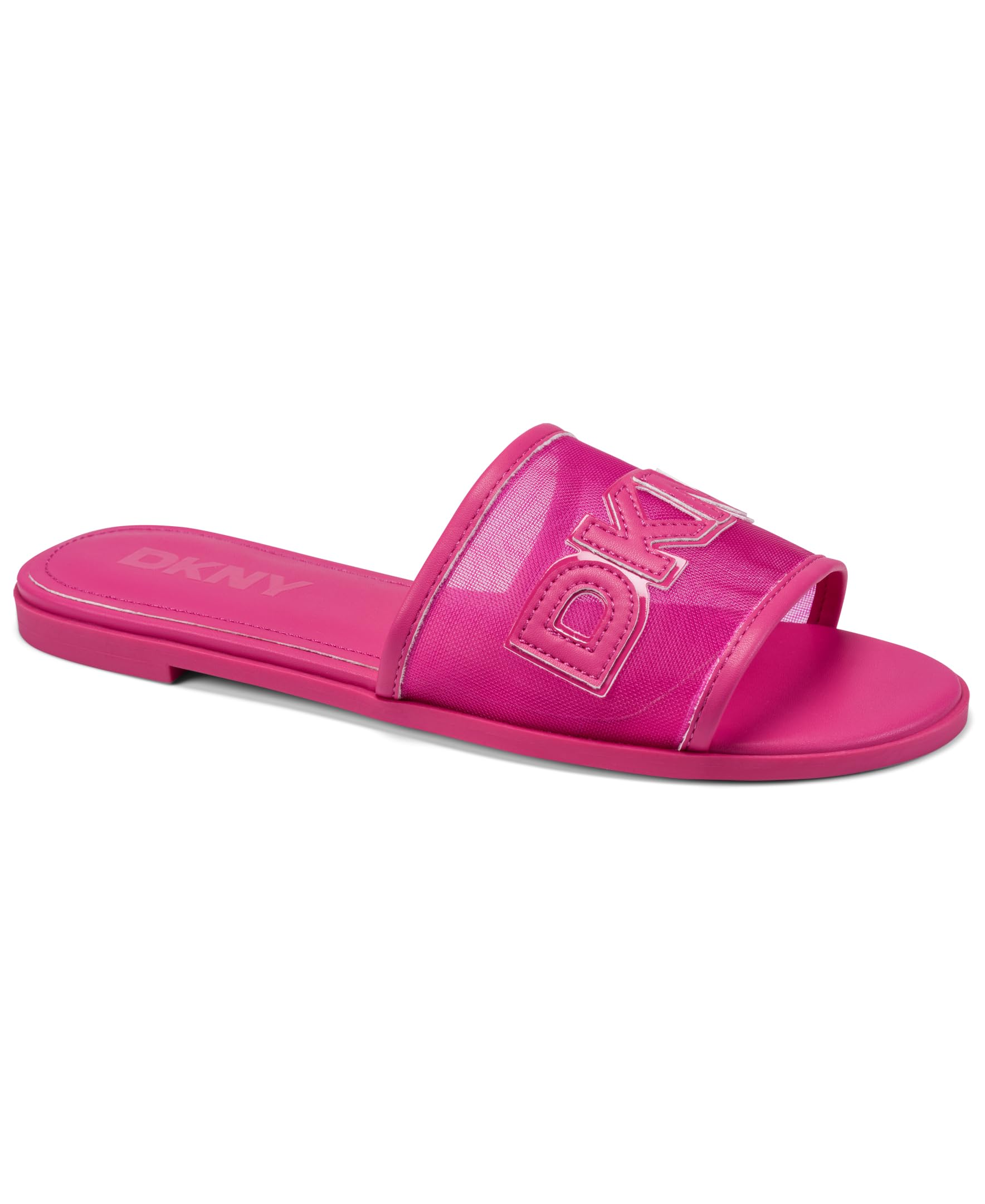 

                                                    DKNY Women's Wren Flat Mesh Sandal Slide, Hot Pink