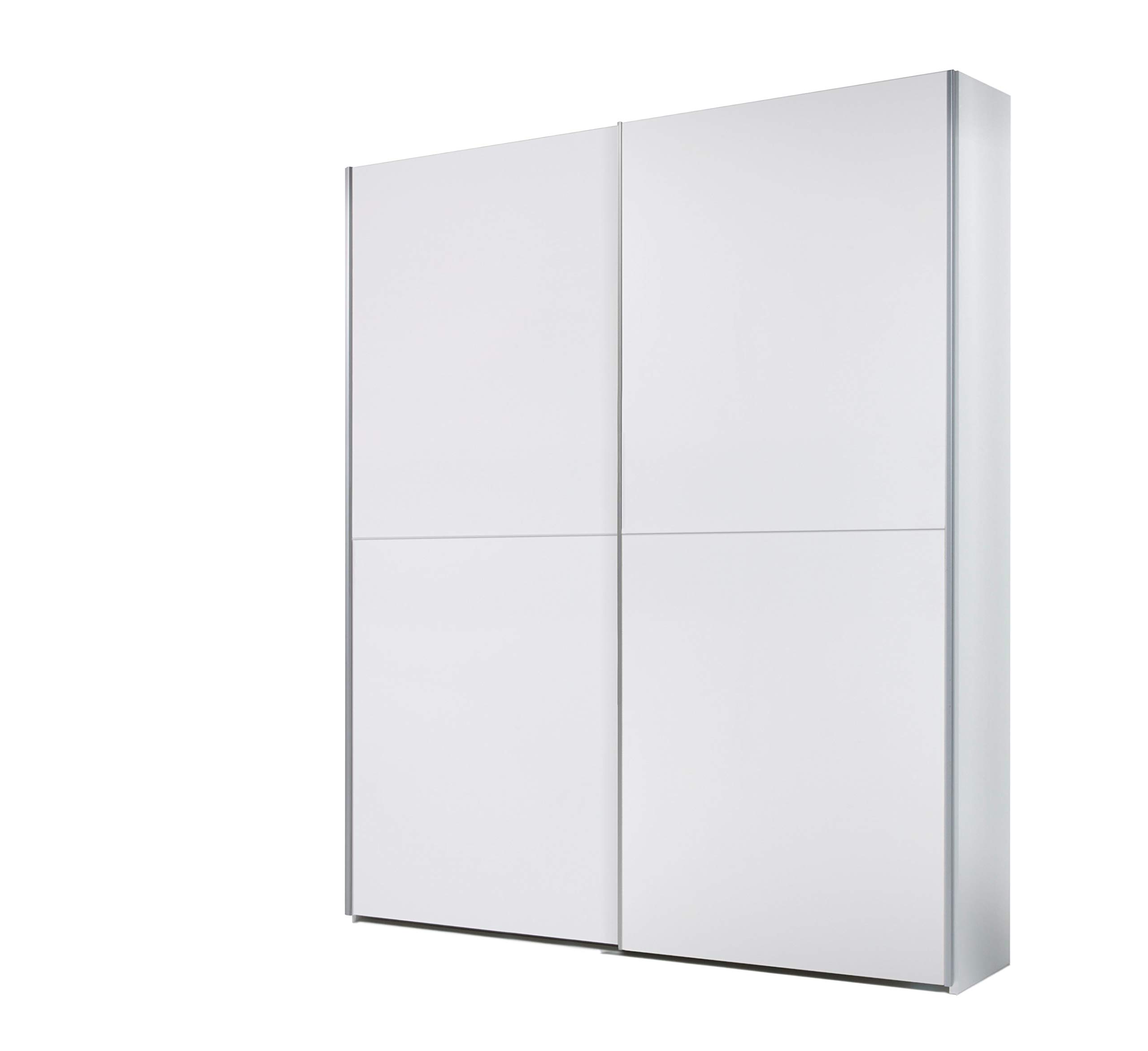 AVANTI TRENDSTORE Dongo - Armadio a 2 ante scorrevoli in laminato di colore bianco opaco. LAP ca. 170x195x57,5 cm