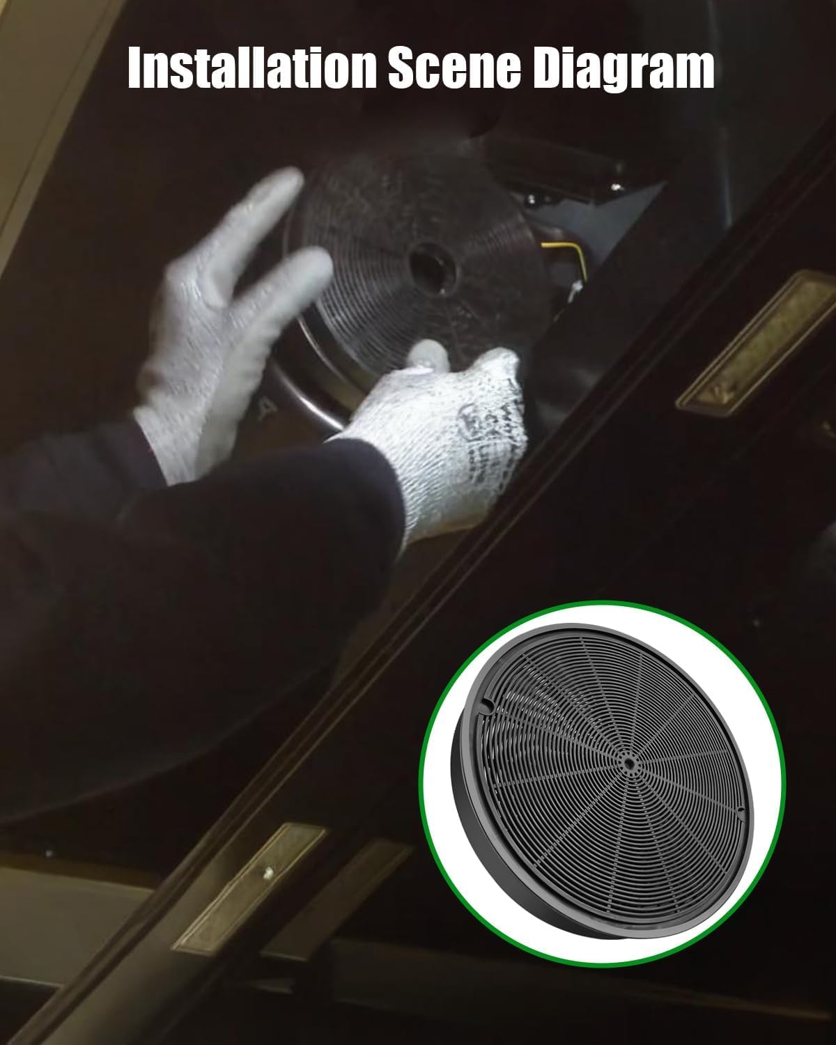 JXCF72 Charcoal Filter Replace WB02X24842 HUIF06UC 11013078, Carbon Filter Fit for GE BOSCH Range Hood JVW5301BJ1TS JVW5301EJ1ES JVW5301EJ2ES JVW5301FJ1DS, 2 Pcs