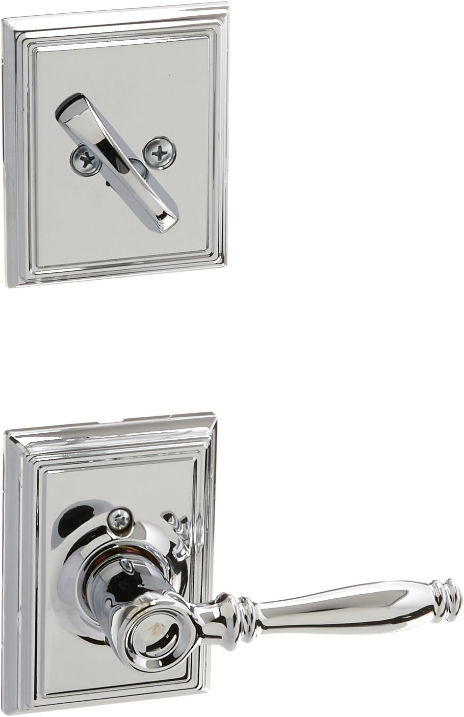 Schlage F94BIRADD Birmingham Lever Dummy Interior Pack with Deadbolt